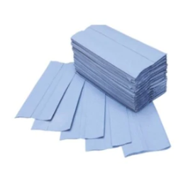 1-Ply Blue C-Fold Paper Towels