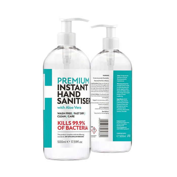 Alcohol Gel Hand Sanitiser - 500ml Pump Top