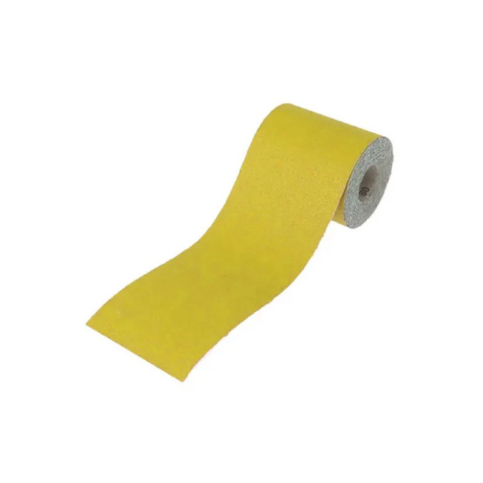 Aluminium Oxide Sanding Paper Roll Yellow 115mm x 10m 80G