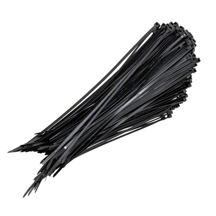 Cable Ties Black 300mm Pack100
