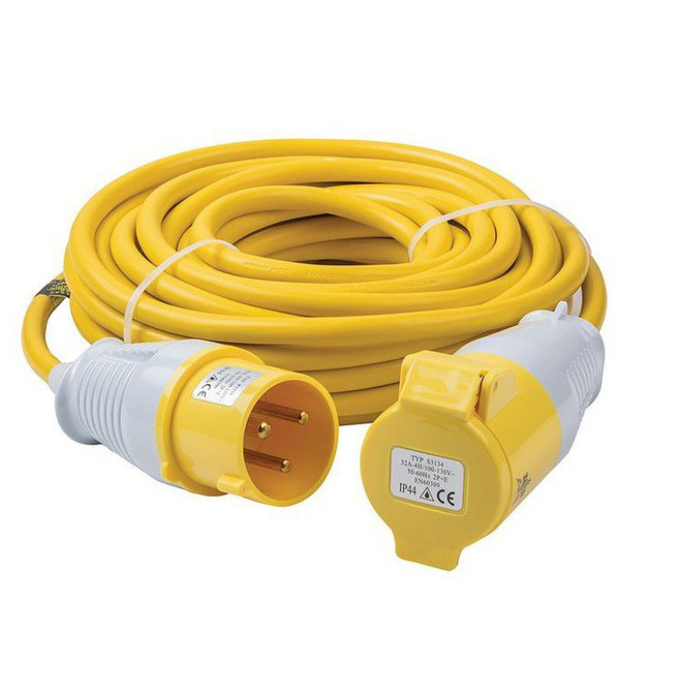 Elite 110 Volt 14 Metre Extension Lead 1.5mm 16amp