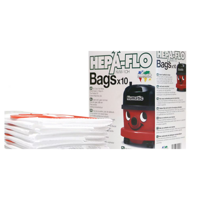 Numatic Dust Bags NVM-1CH Pack of 10 (Henry Series)