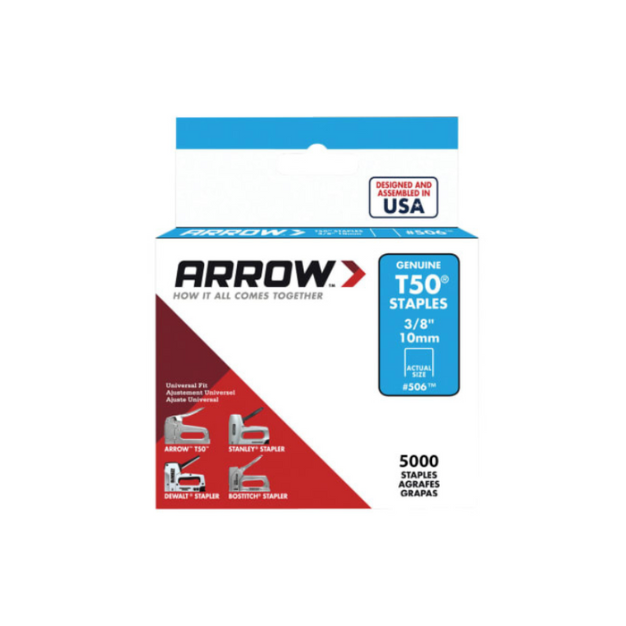 T50 Staples 10mm (3/8in) (Bulk Pack 5000)