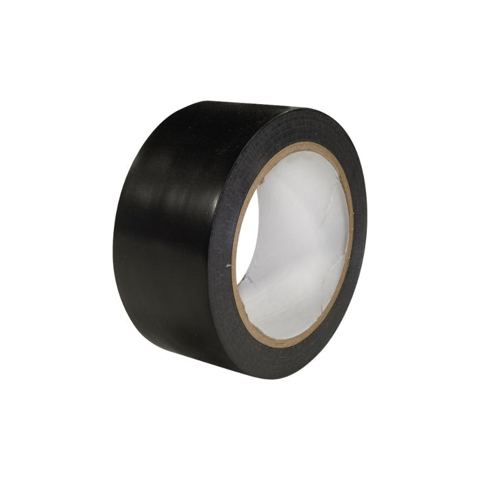 Balck PVC Low Tack Tape 50mm x 33m 70/002/020