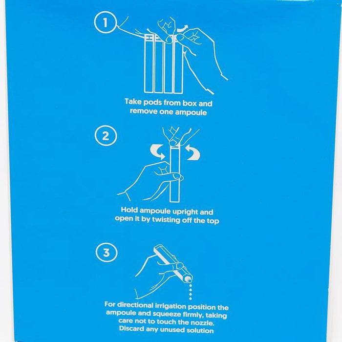 Blue Dot 20ml Sterile Eye Wash Pods (Box 25)