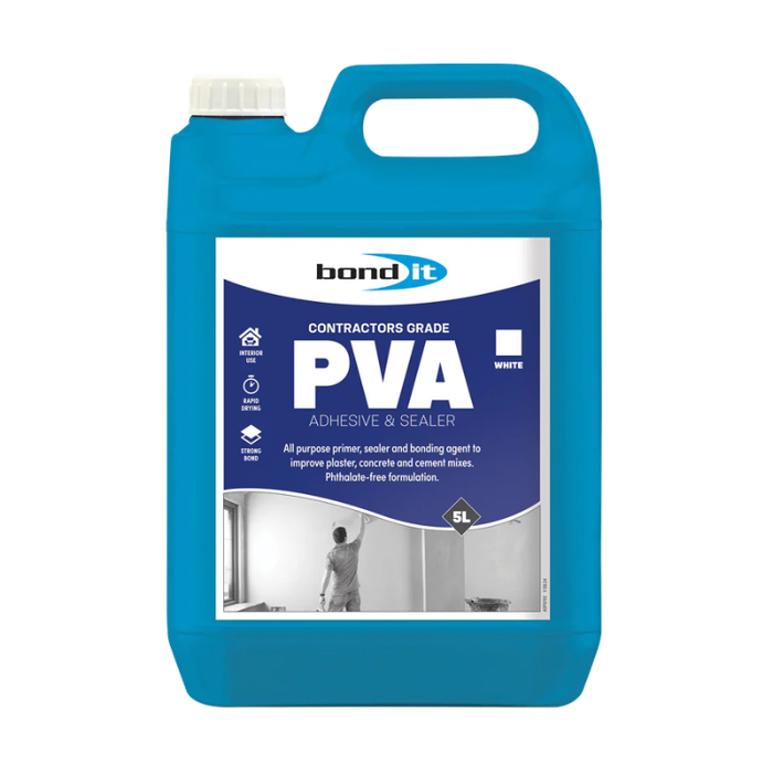 Bond it Contractors PVA Adhesive & Sealer 5L BDAC5
