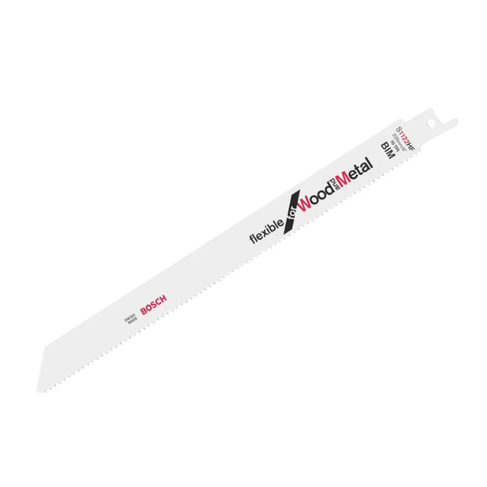 Bosch S 1122 HF Flexible for Wood & Metal Blade 225mm 10 TPI (Pack 5) BPAS1122HF