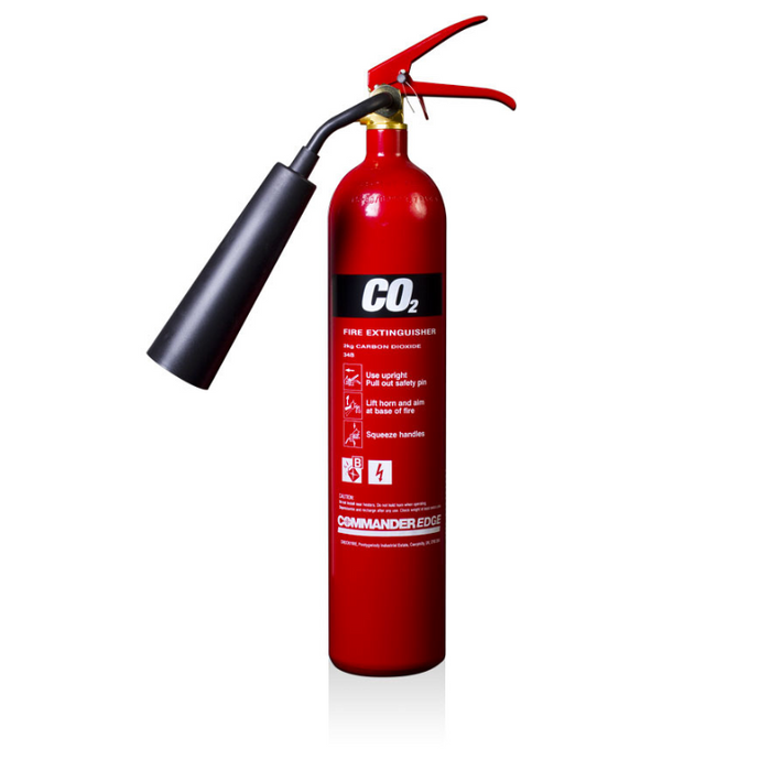 CommanderEDGE 2kg CO2 Fire Extinguisher