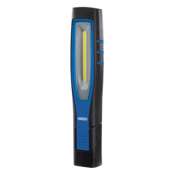 Draper COB/SMD Led Rechargeable Inspection Lamp, 10w, 1,000 Lumens, Blue, 11764