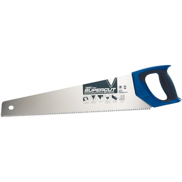 Draper Expert Supercut® Soft Grip Hardpoint Handsaw, 500mm/20", 7TPI/8PPI 49290