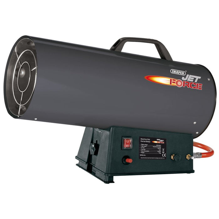 Draper Jet Force Propane Space Heater, 136,000 btu/40 kw 47105