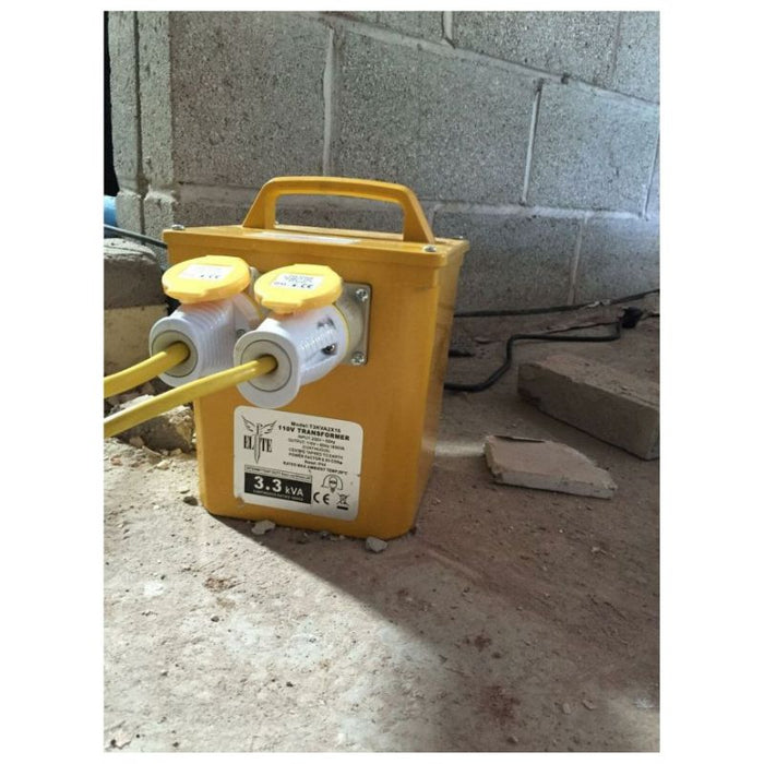 Elite 3.3 KVA Power Tool Rated Transformer T3KVA2X16