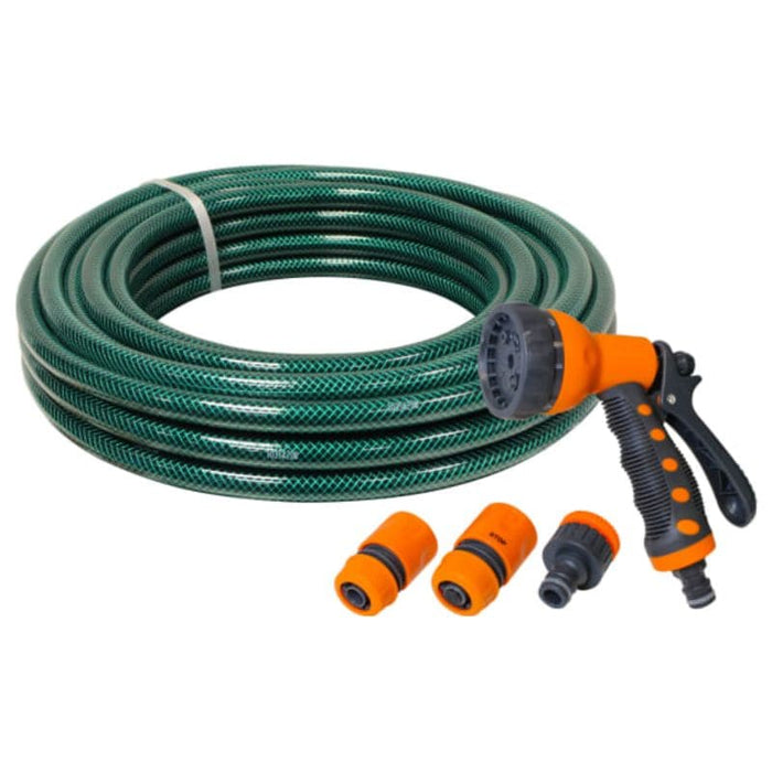 Faithfull PVC Garden Hose 20m with Fittings & Spray Gun FAIHOSE20AV