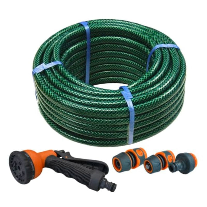 Faithfull PVC Garden Hose 50m with Fittings & Spray Gun FAIHOSE50AV