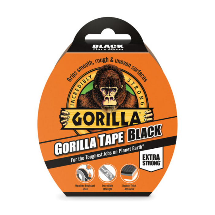 Gorilla Tape® 48mm x 11m Black GRGGT11