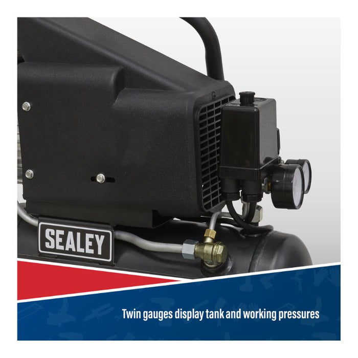 Sealey 6L Direct Drive Air Compressor 1hp SAC0610E