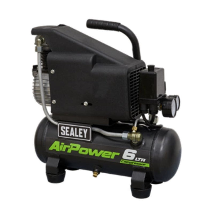 Sealey 6L Direct Drive Air Compressor 1hp SAC0610E