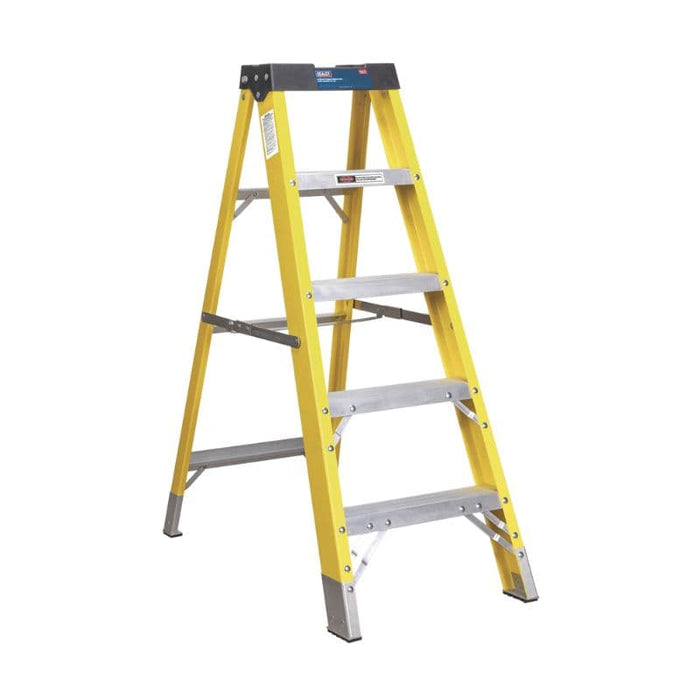 Sealey Fibreglass Step Ladder 4-Tread BS EN 131 FSL5