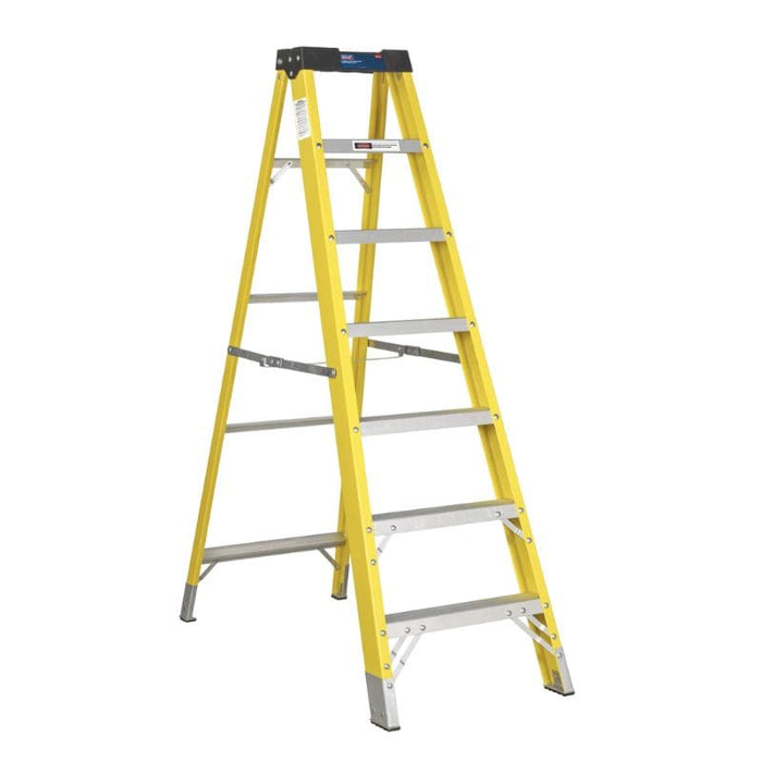 Sealey Fibreglass Step Ladder 6-Tread BS EN 131 FSL7