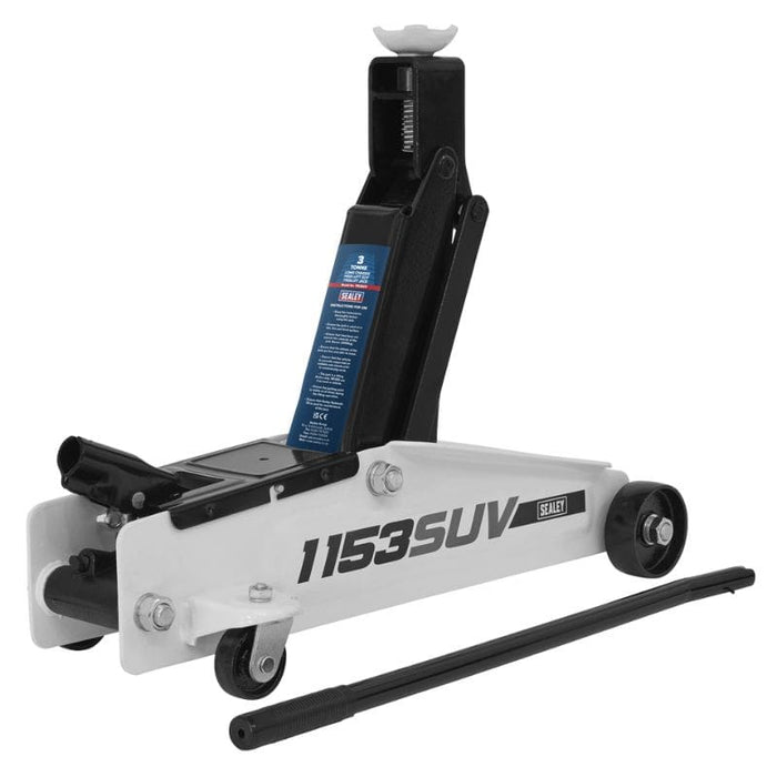 Sealey Long Reach High Lift SUV Trolley Jack 3 Tonne 1153SUV