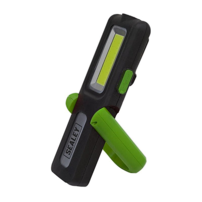 Sealey Rechargeable Inspection Light 5W COB & 3W SMD LED with Power Bank Green LED318G