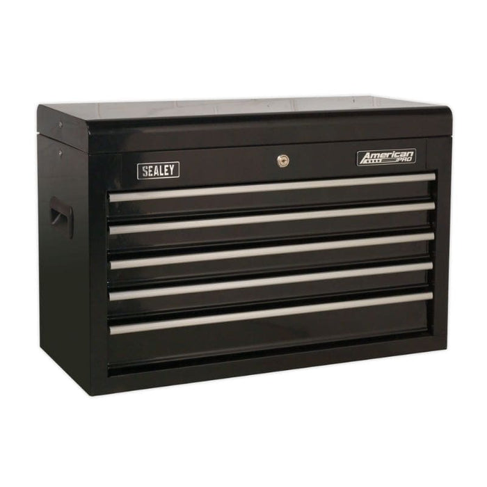 Sealey Topchest Tool Chest 5 Drawer with Ball-Bearing Slides Black AP225B