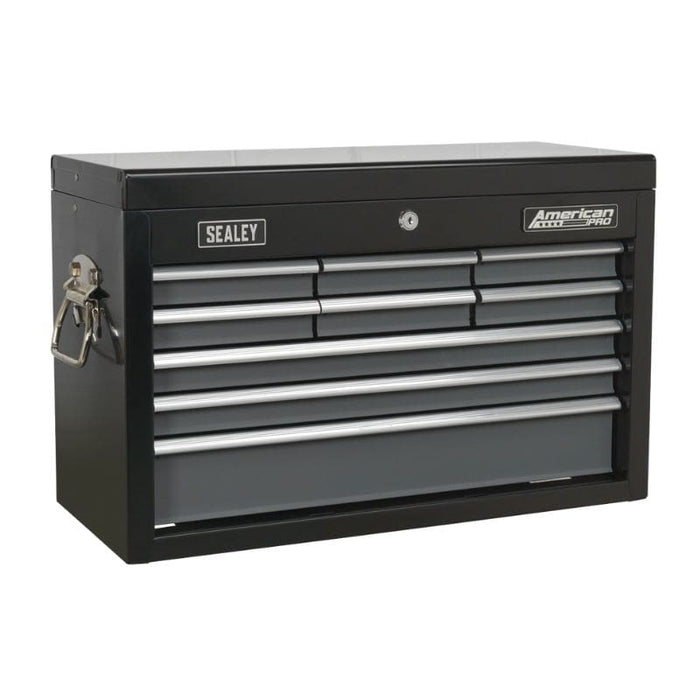 Sealey Topchest Tool Chest 9 Drawer with Ball-Bearing Slides Black/Grey AP2509B