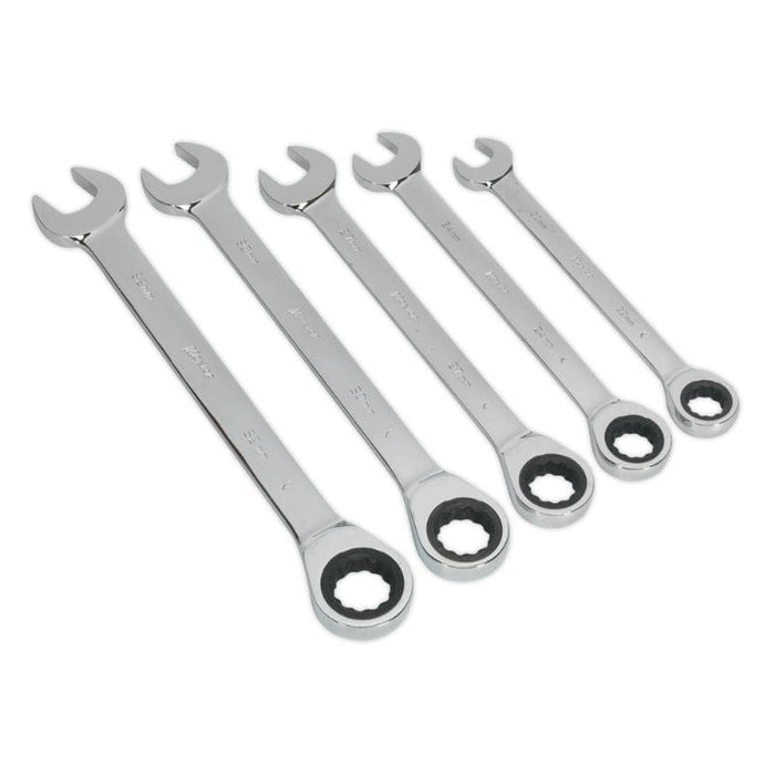 Siegen Combination Ratchet Spanner Set 5pc S0985