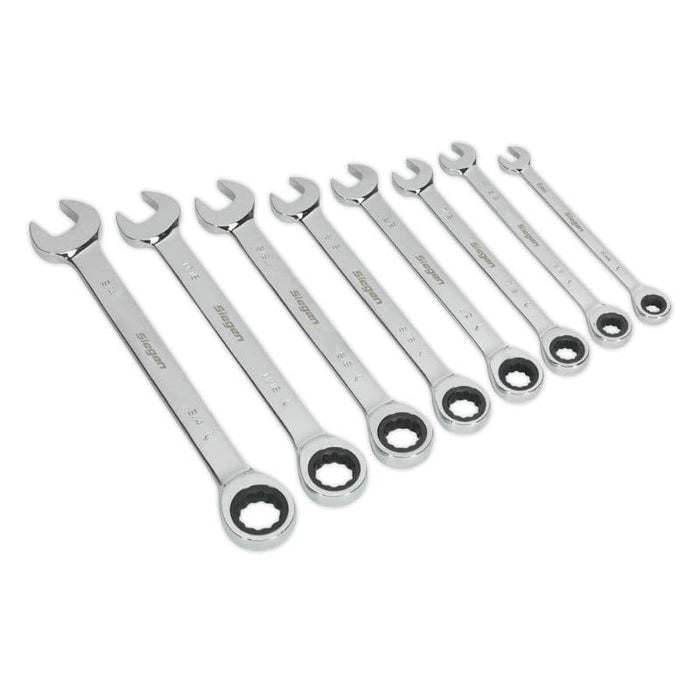 Siegen Imperial Combination Ratchet Spanner Set 8pc S0984