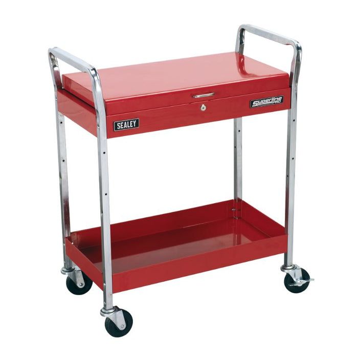 Trolley 2-Level Heavy-Duty with Lockable Top CX104