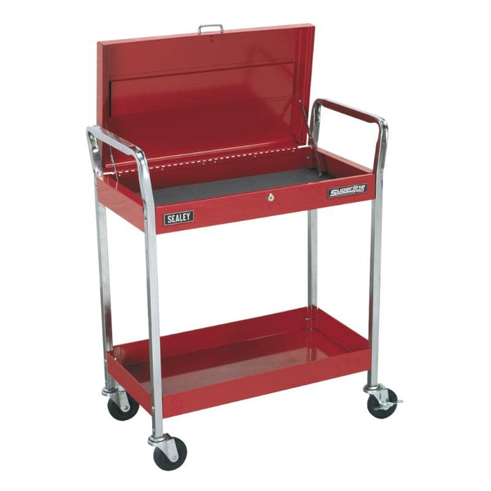 Trolley 2-Level Heavy-Duty with Lockable Top CX104